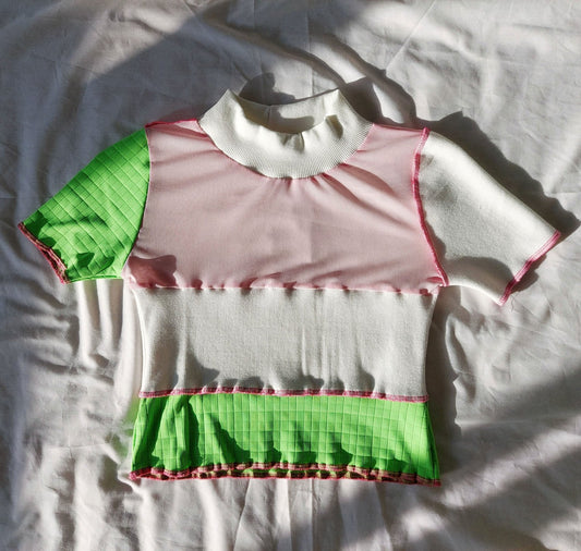 Azalea Top in Lime Pink - Small