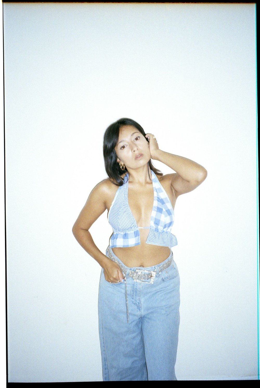 Tsutsumi Halter Top - Gingham